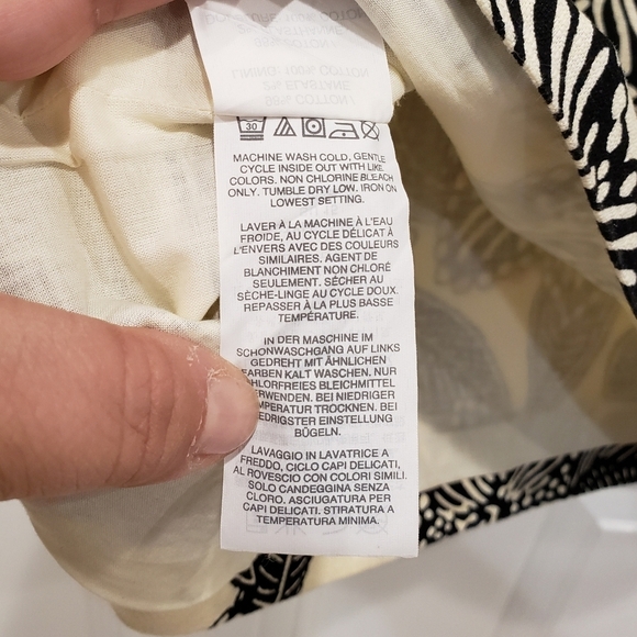 J. Crew Polynesian Floral Print Vest - Sz 6 - Picture 10 of 12